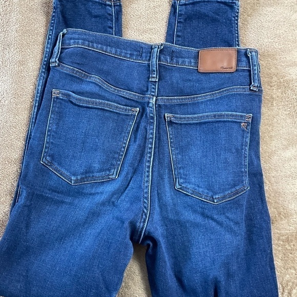 MADEWELL 10” HIGH RISE SKINNY blue jeans sz. 26 - Picture 3 of 7